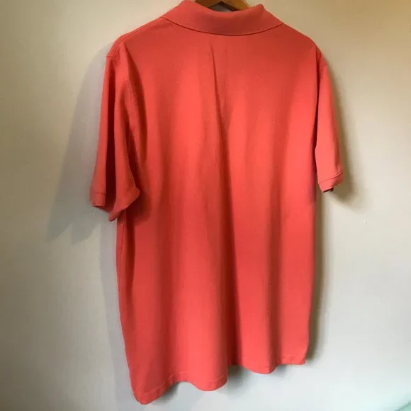 St. John’s Bay Heritage Polo, Classic, Salmon, Size L - Picture 6 of 7